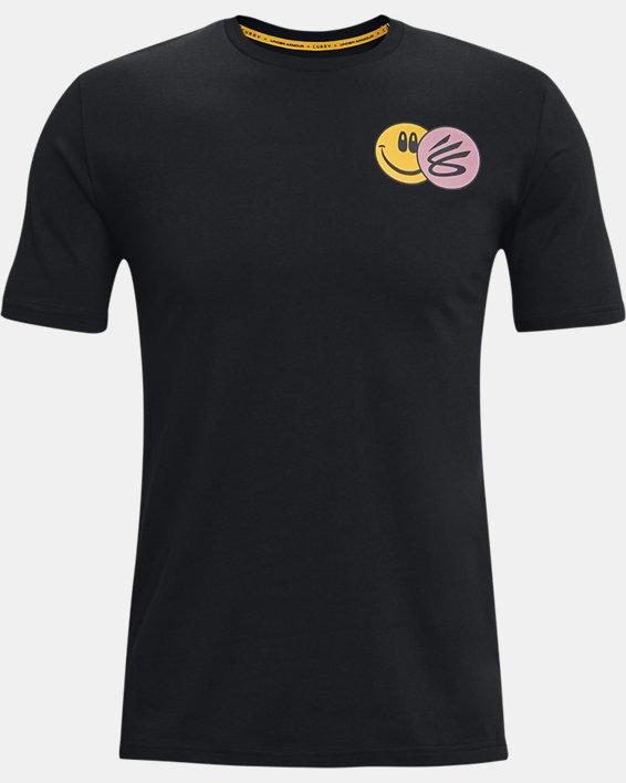 Men's Curry Hoop Vibes T-Shirt, Black, pdpMainDesktop image number 4
